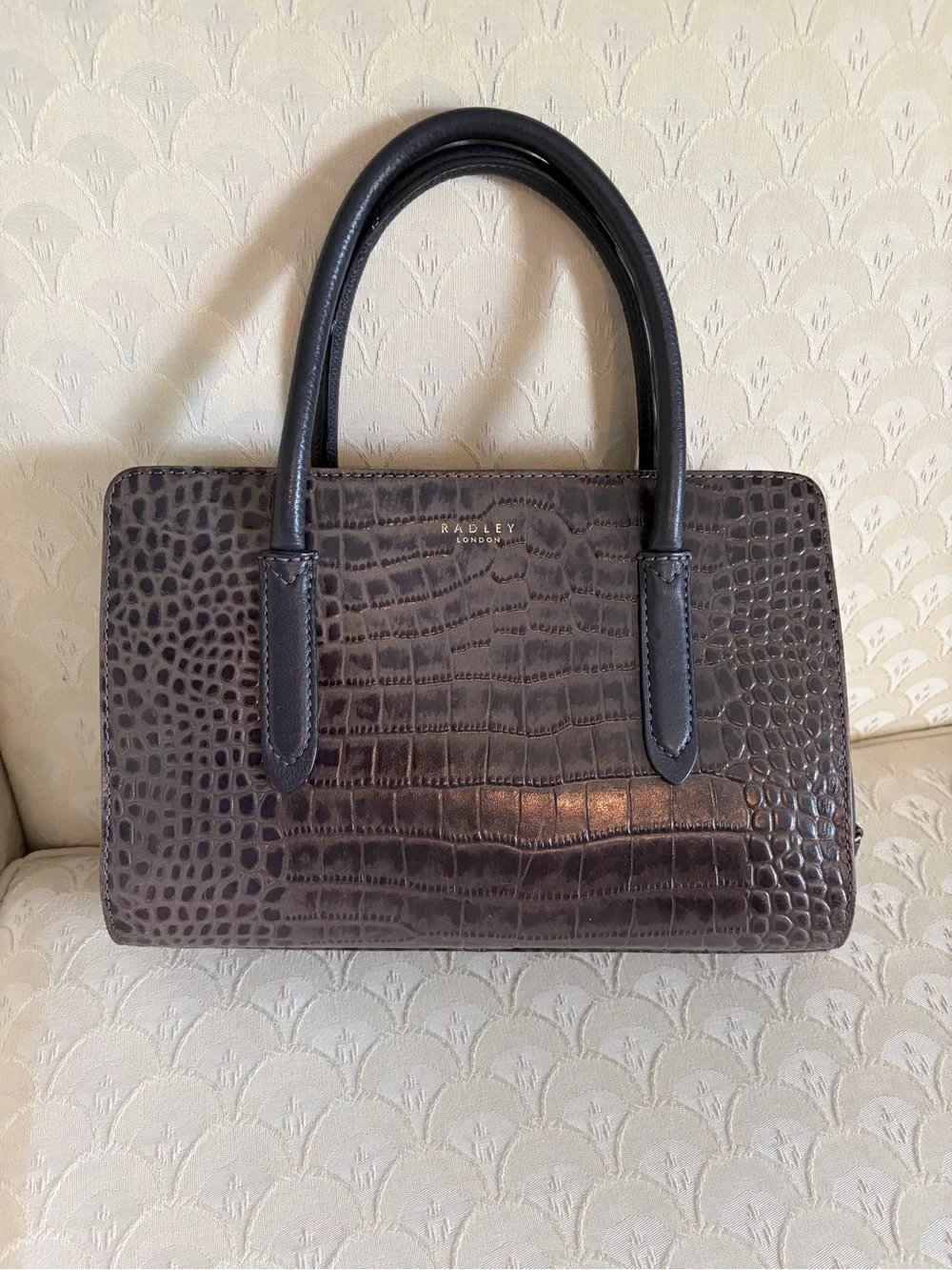 RADLEY LONDON Brown Crocodile Handbag